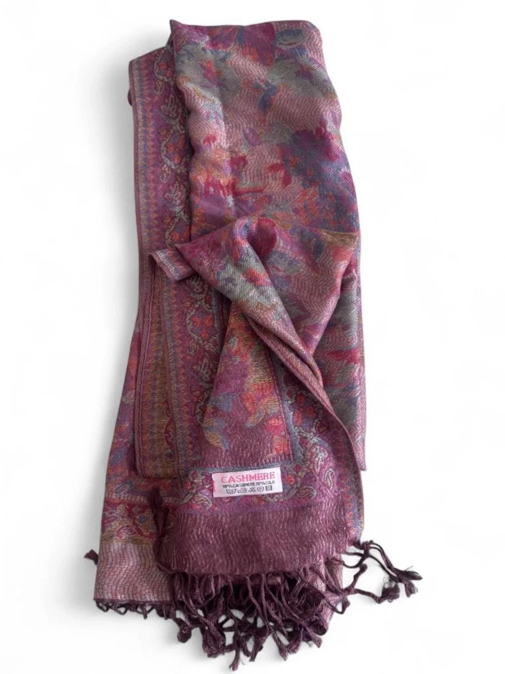 Beautiful 90% cashmere and 10% silk scarf